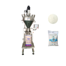 Máquina de enchimento de pó semi-automática para pó seco de farinha de farinha de farinha de farinha de farinha de traseiro
